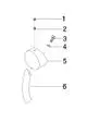 DORNBRACHT Griff ERSATZTEILE 90208704100 Chrom, 90208704100-00 Galeriebild 2